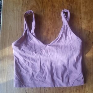 Women's Pink V-Neck Bralette